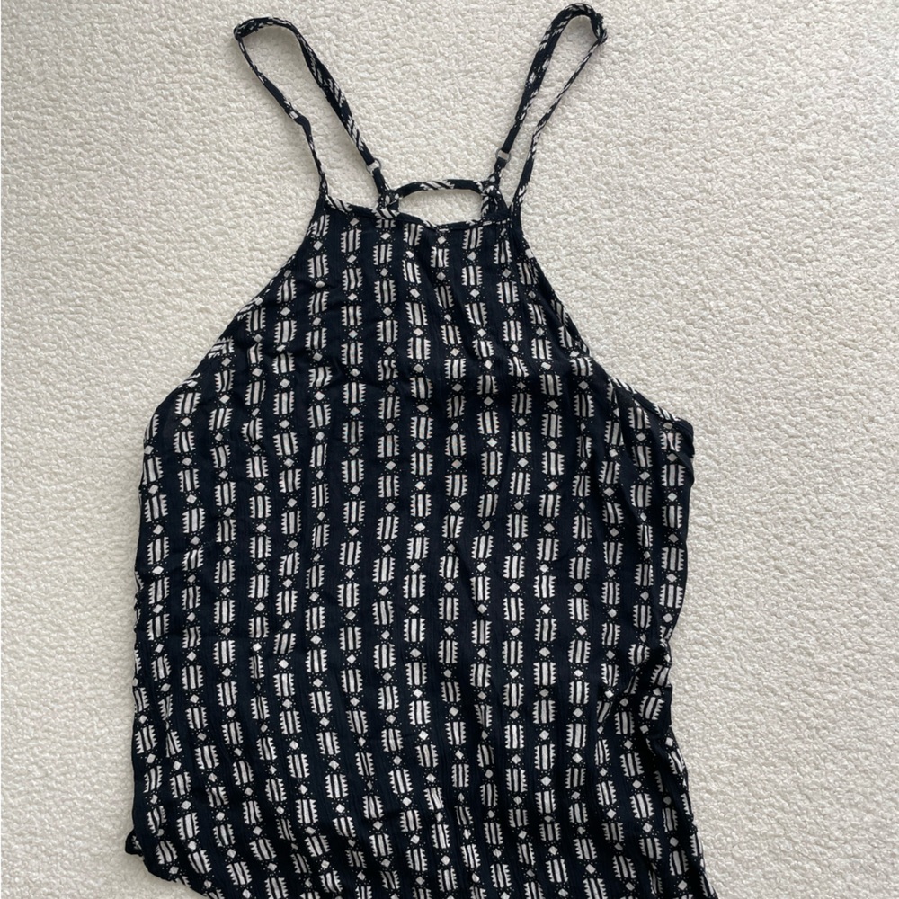 Billabong Black and White Tank Top